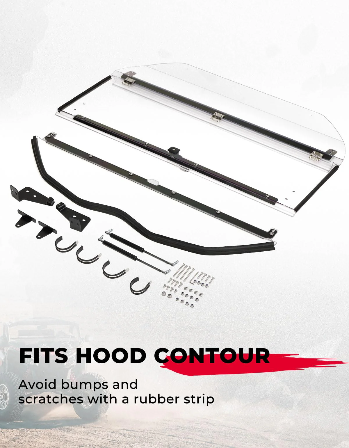 Upgraded Scratch Resistant Flip Windshield for Can-Am Maverick X3/X3 MAX - Image 8