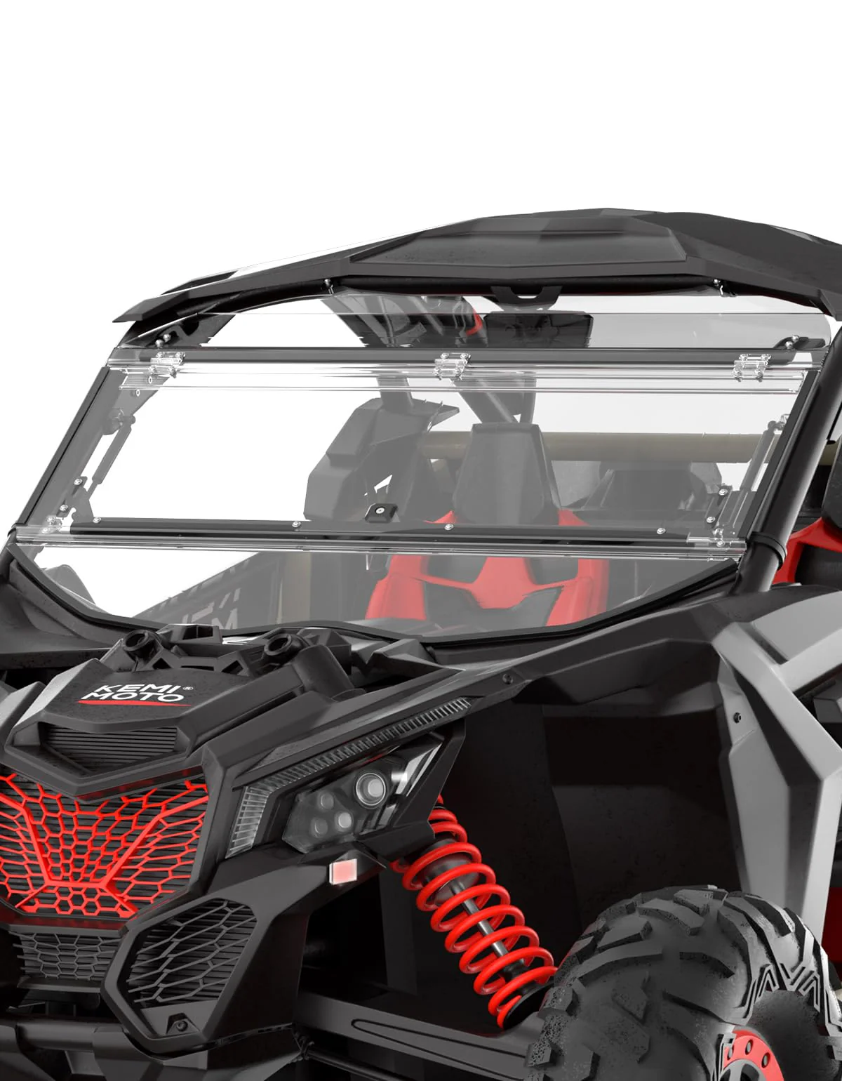 Upgraded Scratch Resistant Flip Windshield for Can-Am Maverick X3/X3 MAX - Image 9