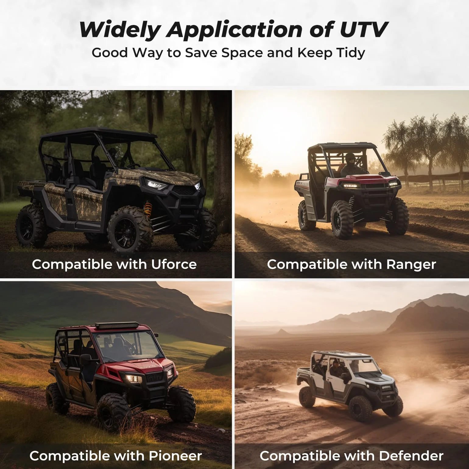 UTV Fishing Rod Holder Adjustable Length 47"-60" for Can-Am, Polaris - Image 6