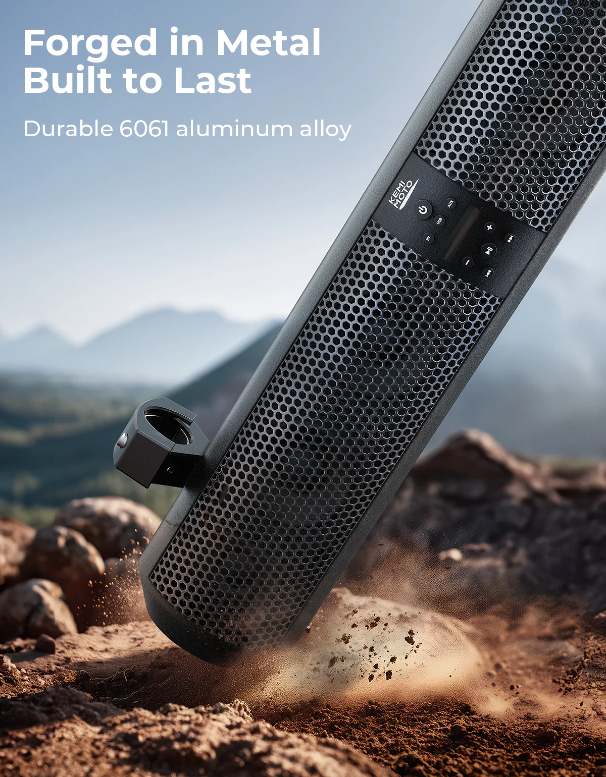 6 Speaker 28‘’ UTV Bluetooth Sound Bar for 1.56"-2.25" Roll Bar - Image 4