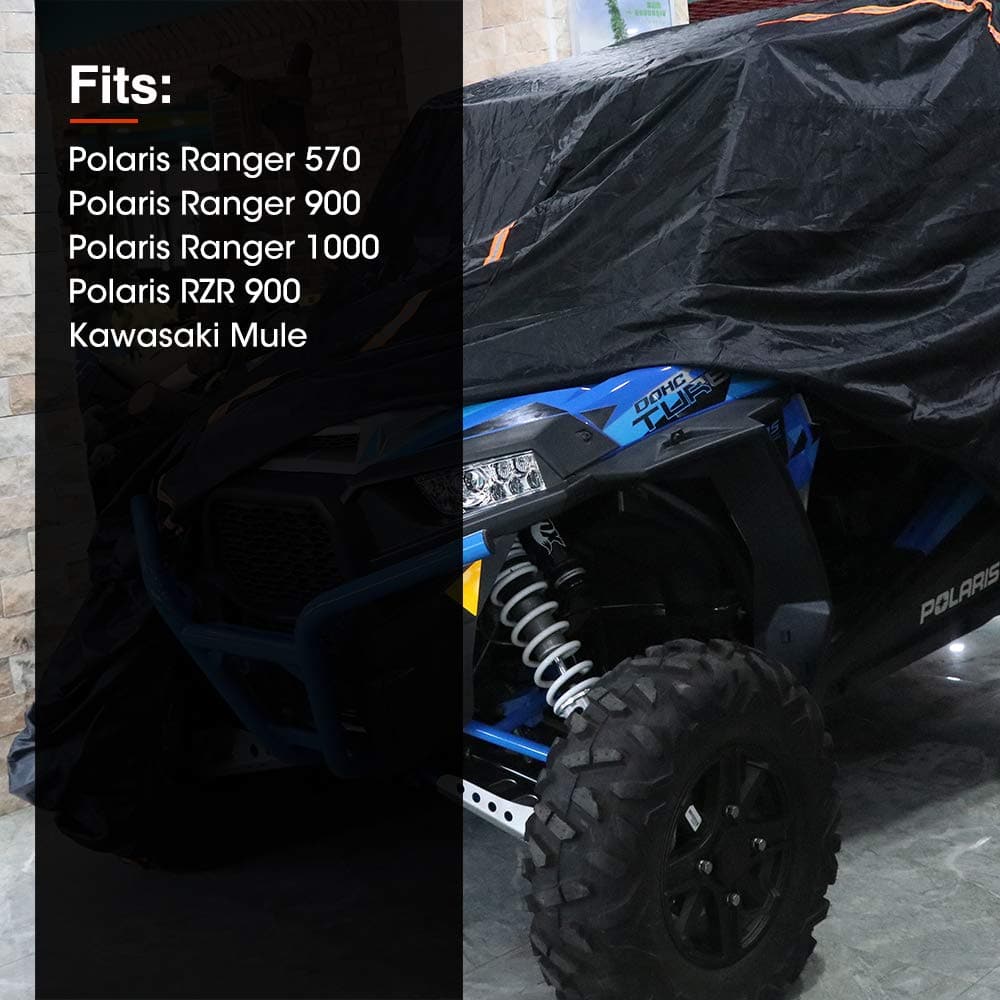 UTV Rain Sun Dust Storage Cover for Polaris Ranger RZR - Image 6