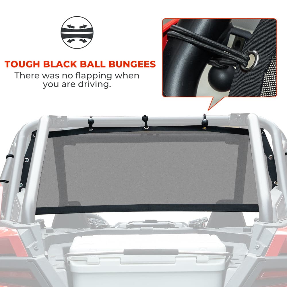 Soft Rear Window Net Mesh for Polaris RZR PRO XP - Image 7