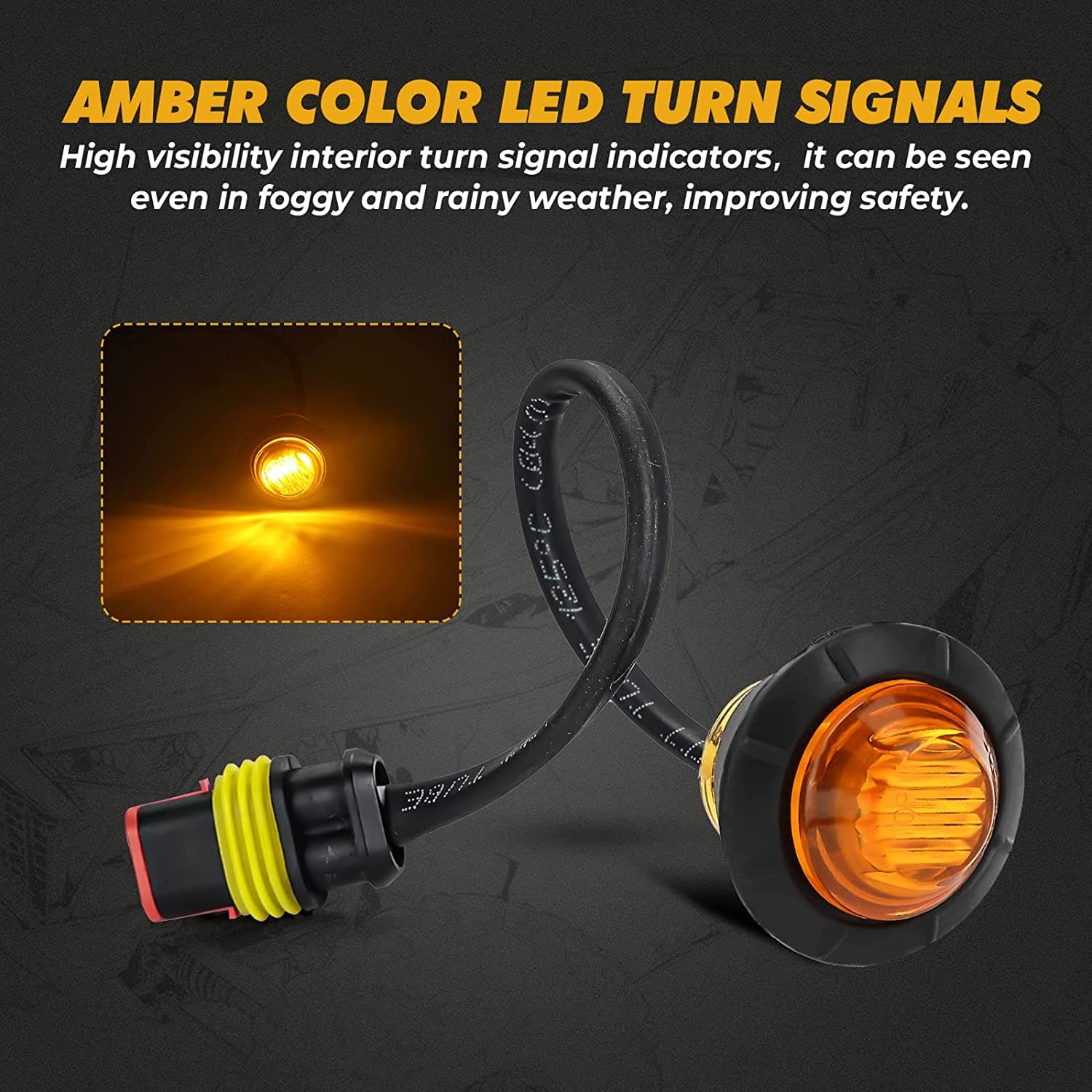 Universal Turn Signal Kit with Turn Switch & 105D Horn - Image 6