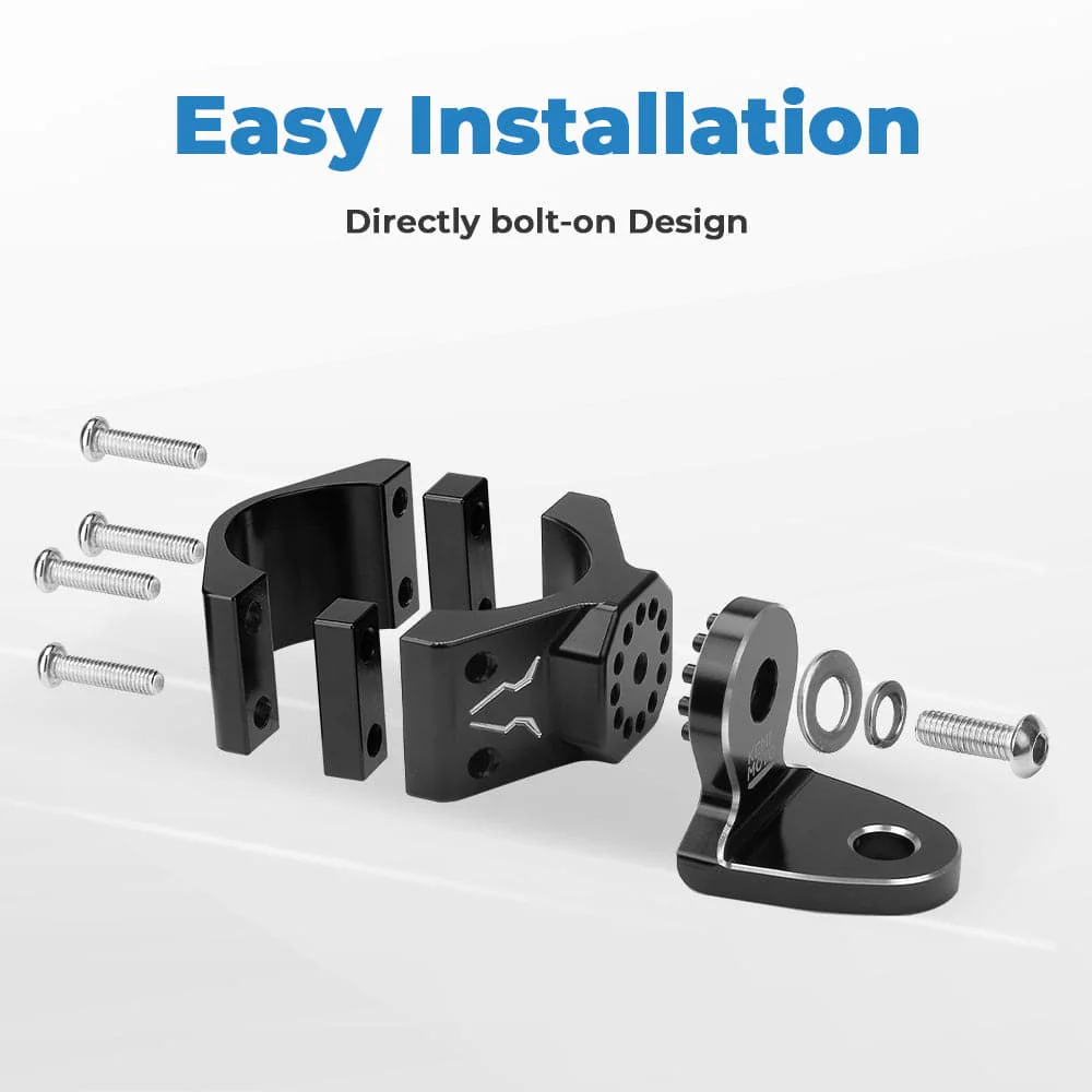 UTV Flag Mount /Whip Light Mount for 1.75 to 2 inch Roll Bar - Image 5