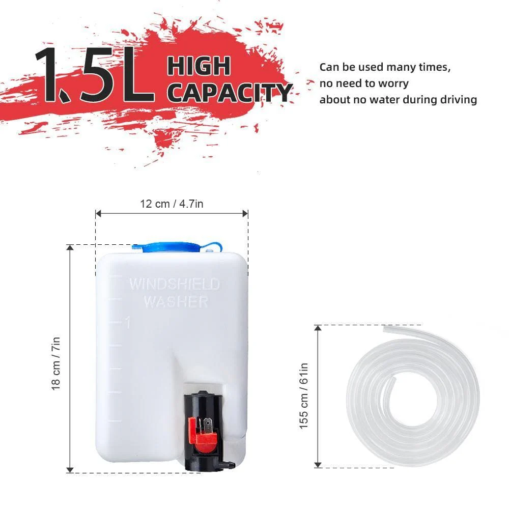 12V Electric Windshield Wiper Kit 16" for Most Vehicles - Image 12