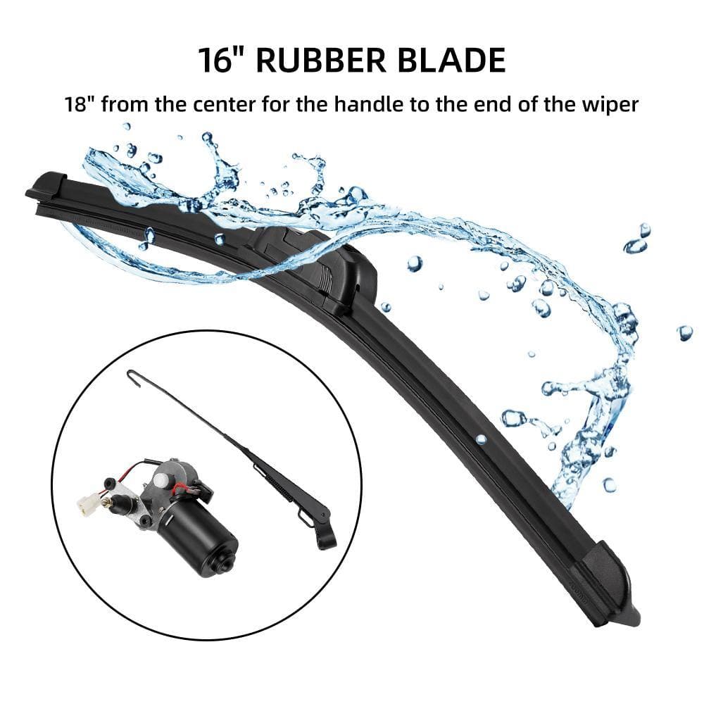 12V Electric Windshield Wiper Kit 16" for Most Vehicles - Image 6