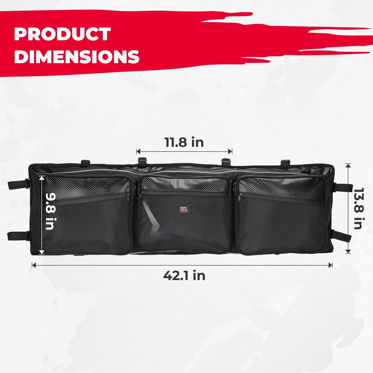 Overhead Roof Bag for CFMOTO ZForce 950 SPORT / HO SPORT / HO EX - Image 7